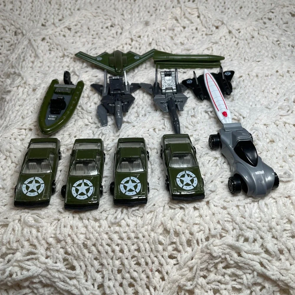 Greenbrier Imperial Military Toy Vehicle Lot Army Cars Jets Boat Stealth‎ Bomber